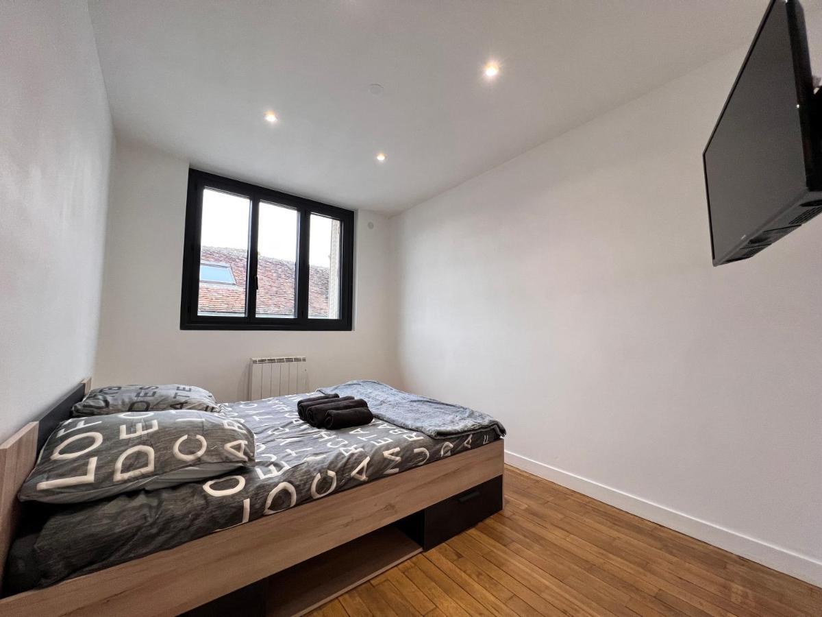 Sens - Appartement Proche Gare Et Centre Ville - Wifi Fibre - Check In Autonome - Bel Espace De Vie - Smart Tv Eksteriør billede