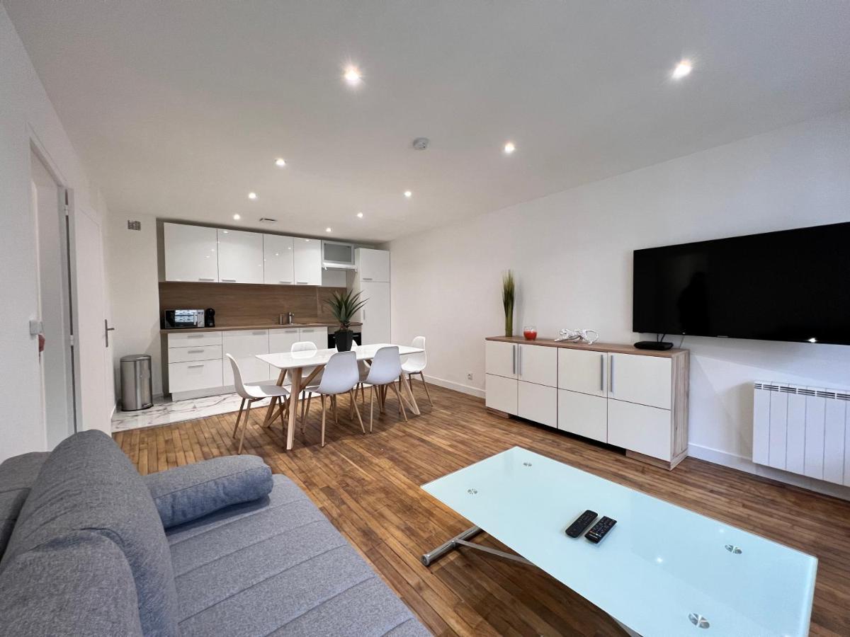 Sens - Appartement Proche Gare Et Centre Ville - Wifi Fibre - Check In Autonome - Bel Espace De Vie - Smart Tv Eksteriør billede